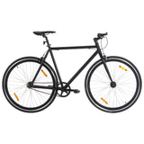 VidaXL Fiets met vaste versnelling 700 c 55 cm zwart