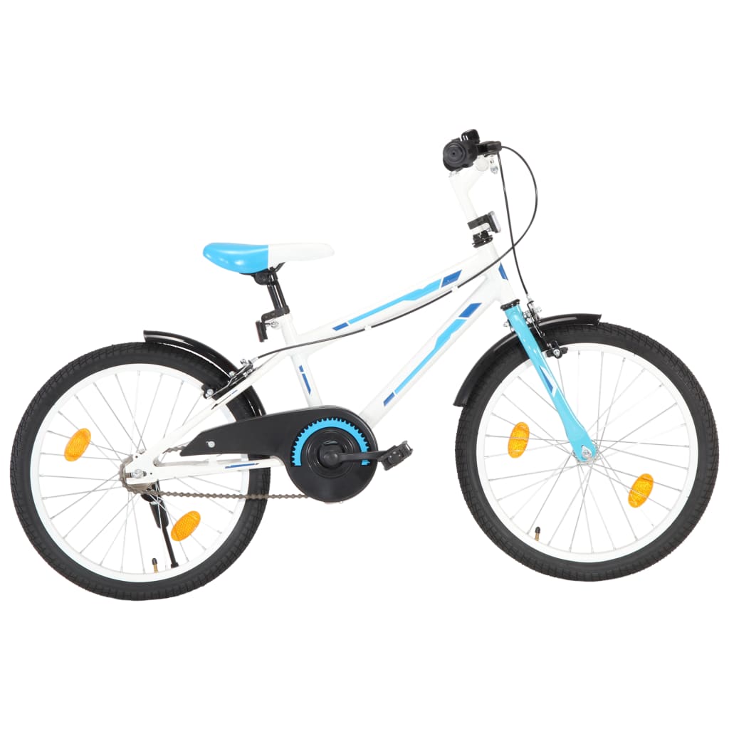 Vidaxl Kinderrad 20 Zoll blau und weiß