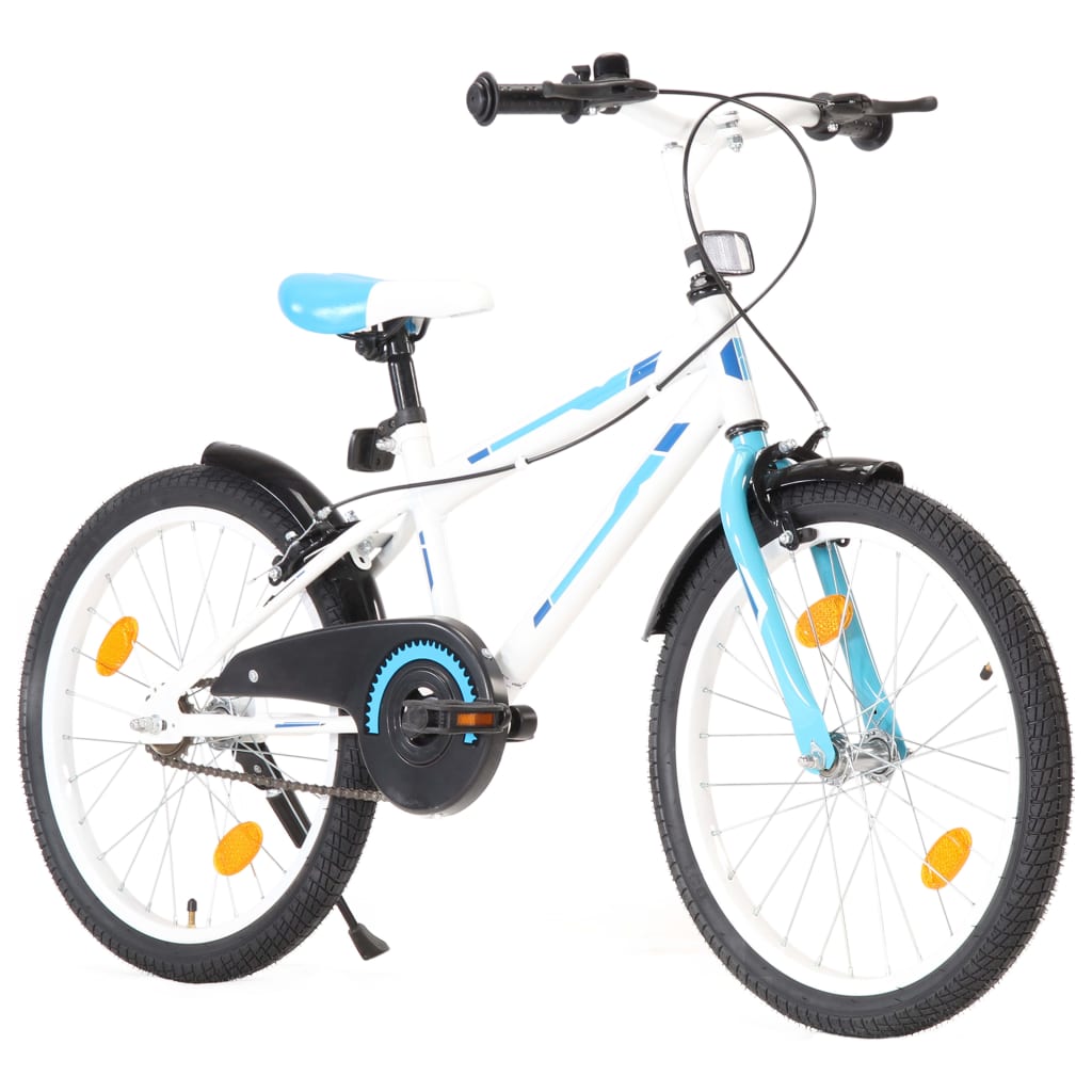 Vidaxl Bike para niños de 20 pulgadas azul y blanco