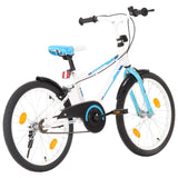 Vidaxl Children's bike 20 inch blue and white