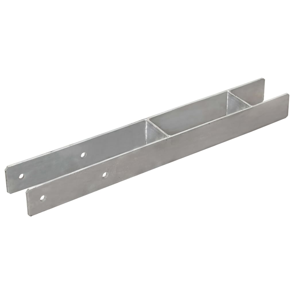 Vidaxl gemahlene Anker 2 PCs 7x6x60 cm verzinkter Stahl Silber gefärbt