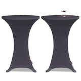 Vidaxl Table cover Stretch 4 st 60 cm anthracite