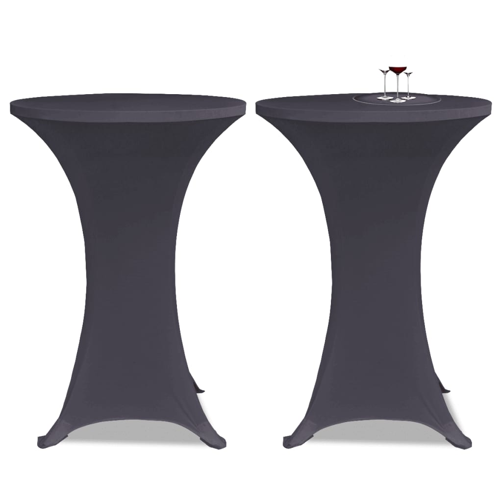 Vidaxl Table Couper Stretch 4 ST 80 cm anthracite