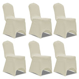 VidaXL Seat Covers Stretch 12 ST Crème