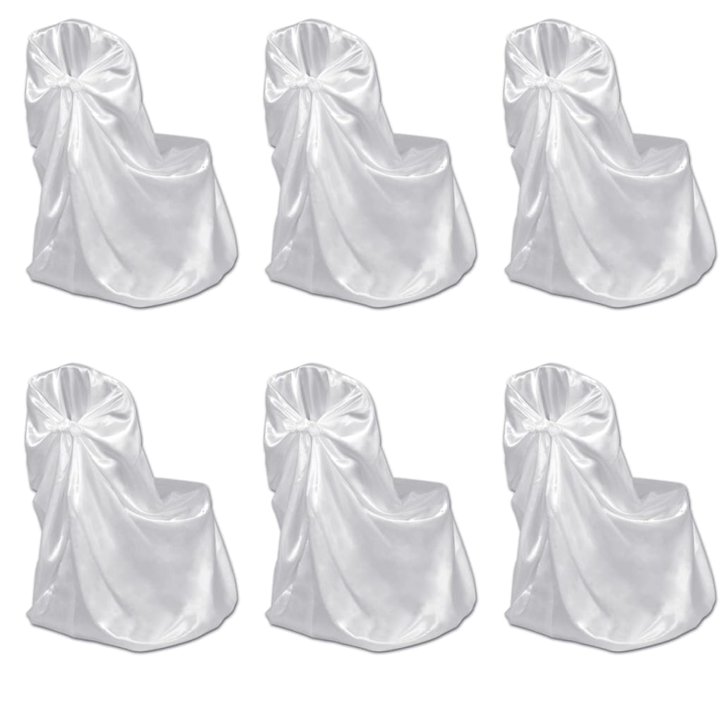 VidaXL chair cover for wedding 12 st white