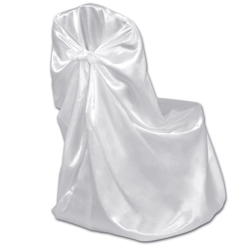 VidaXL chair cover for wedding 12 st white