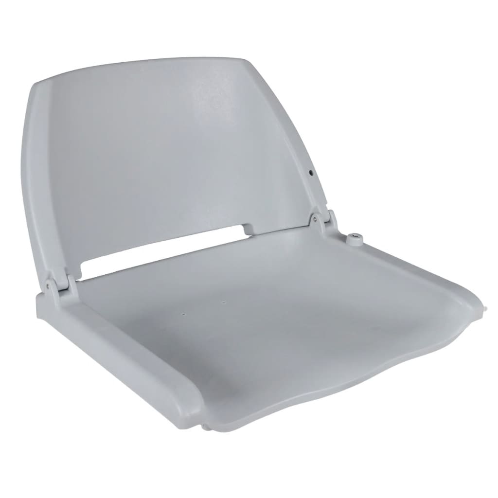 Sedie barche Vidaxl 2 pezzi Backrest pieghevole 41x51x48 cm grigio