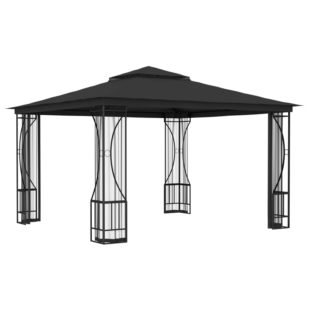 Arbor Vidaxl con redes 300x300x265 cm de antracita