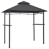 Vidaxl Barbecue Pavilion 240x150x255 cm stål Antracite