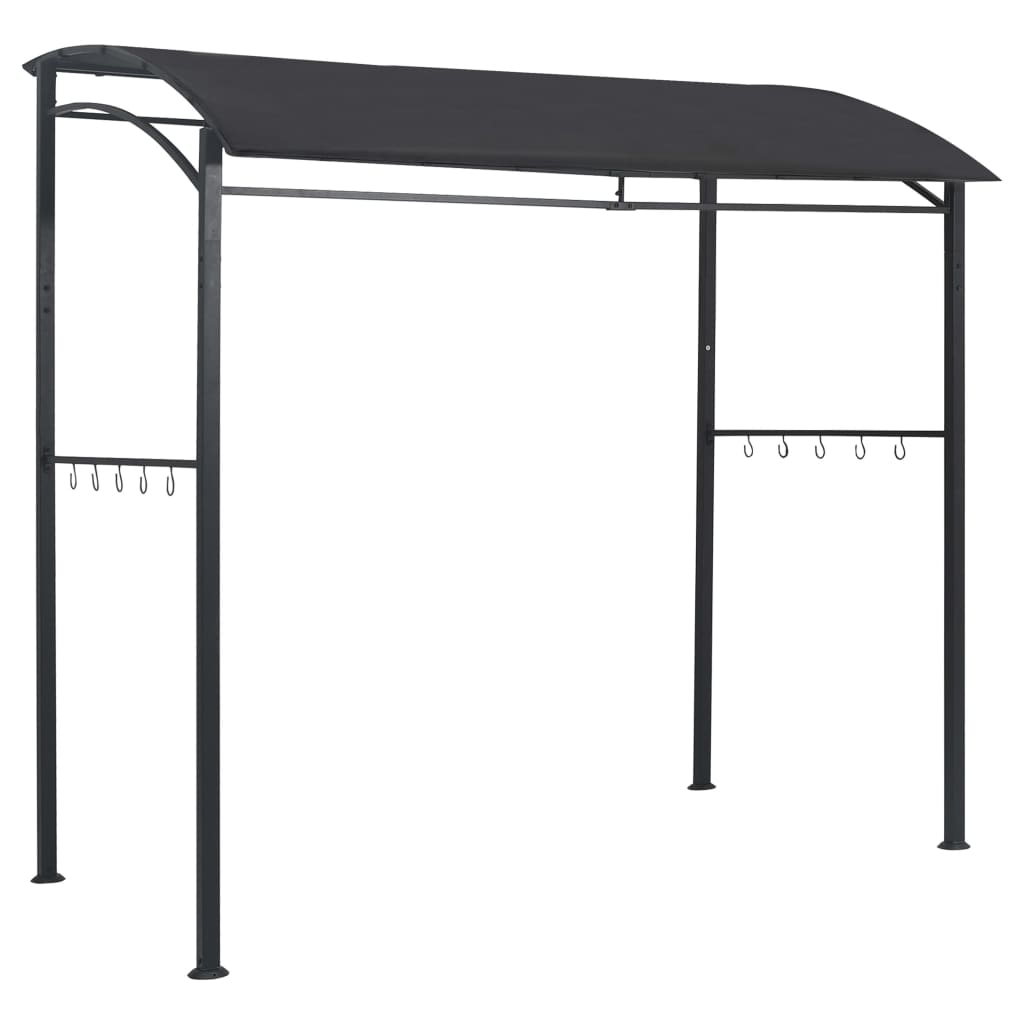 Vidaxl Barbecue Pavilion 215x150x220 cm Anthracite en acier