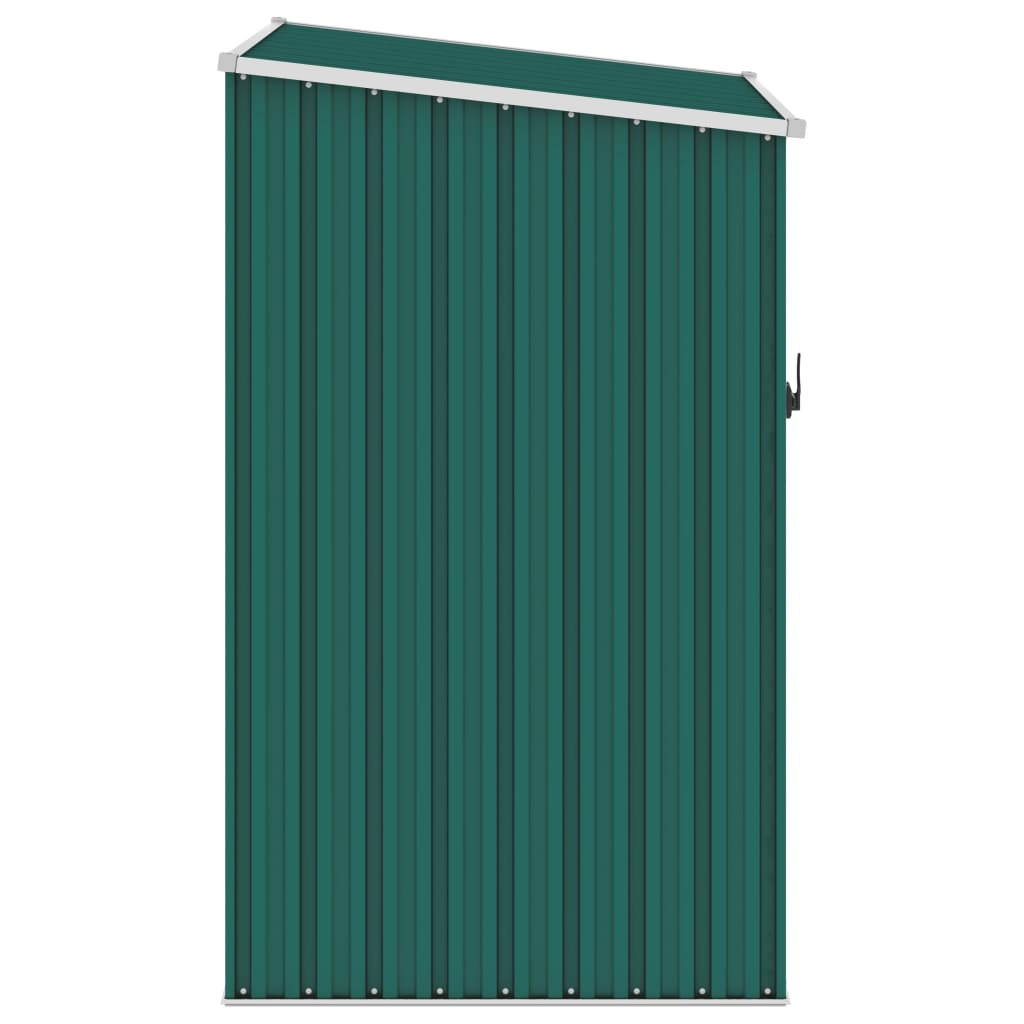 Vidaxl Garden Shed 87x98x159 cm de acero galvanizado verde