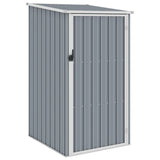 Vidaxl Garden Shed 87x98x159 cm galvanizovaná ocel šedá