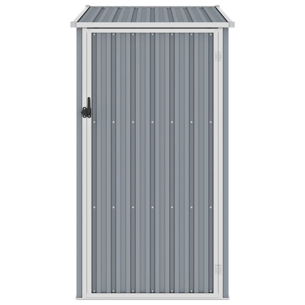 Vidaxl Garden Shed 87x98x159 cm de acero galvanizado gris