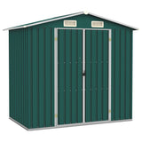 SHED JARDINE VIDAXL 205X129X183 CM GALVANISÉ ACIER vert