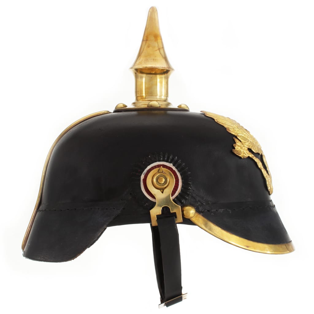 Vidaxl Pickelhaube Germanic Replica Larp Steel Black