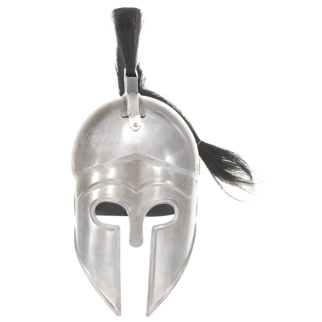 Vidaxl Soldatenhelm Greek replica Larp Steel Silver colored