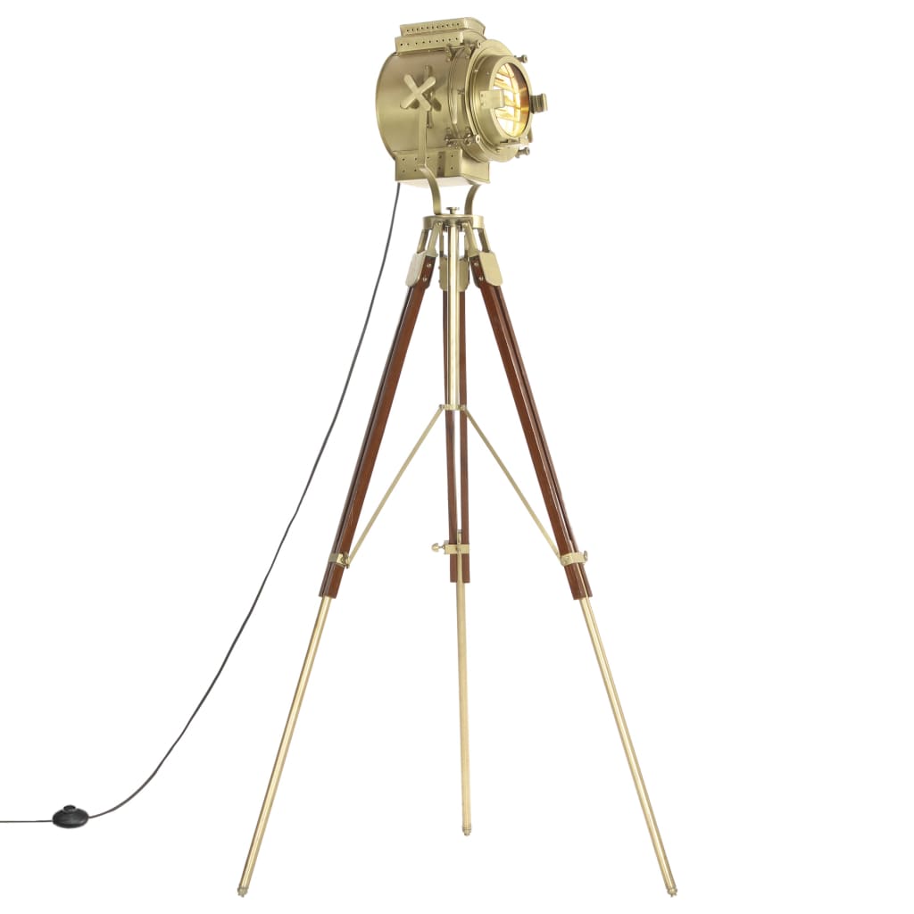 Vidaxl floor lamp Driepoot 193 cm Solid mangowood