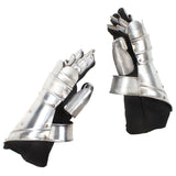 Vidaxl Knight's Gloves Replica Medieval Larp Acciaio colorato