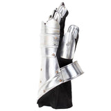 Vidaxl Knight's Gloves Replica Medieval Larp Acciaio colorato