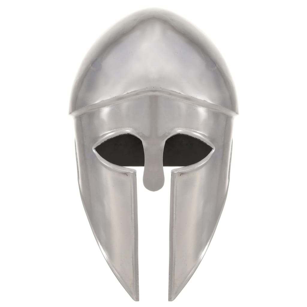 Vidaxl Soldatenhelm Greek replica Larp Steel Silver colored