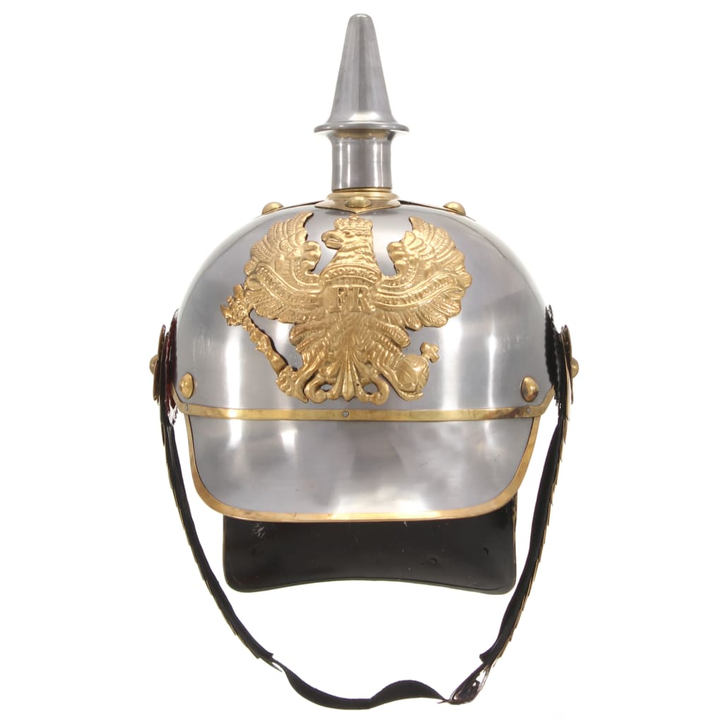 Vidaxl PickelHaube Réplique germanique Larp Steel Colored