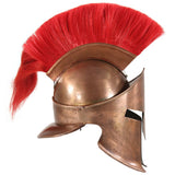 Vidaxl Soldatenhelm Greek Replica Larp Steel Copper -farvet