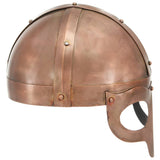 Vidaxl Viking helmet Replica Larp Steel Copper colored