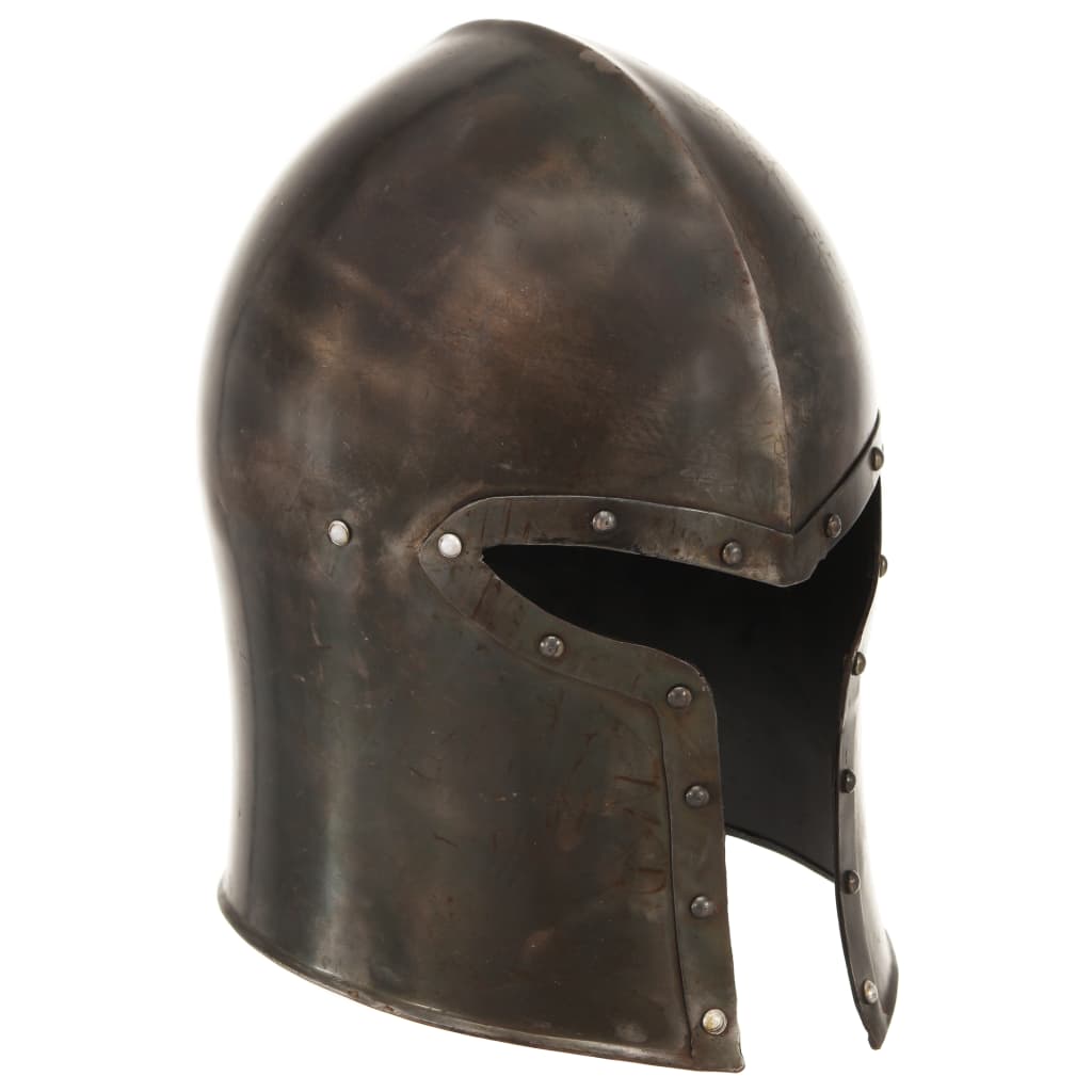 Vidaxl Ridderhelm Medieval Replica Larp Steel Srebrny kolor