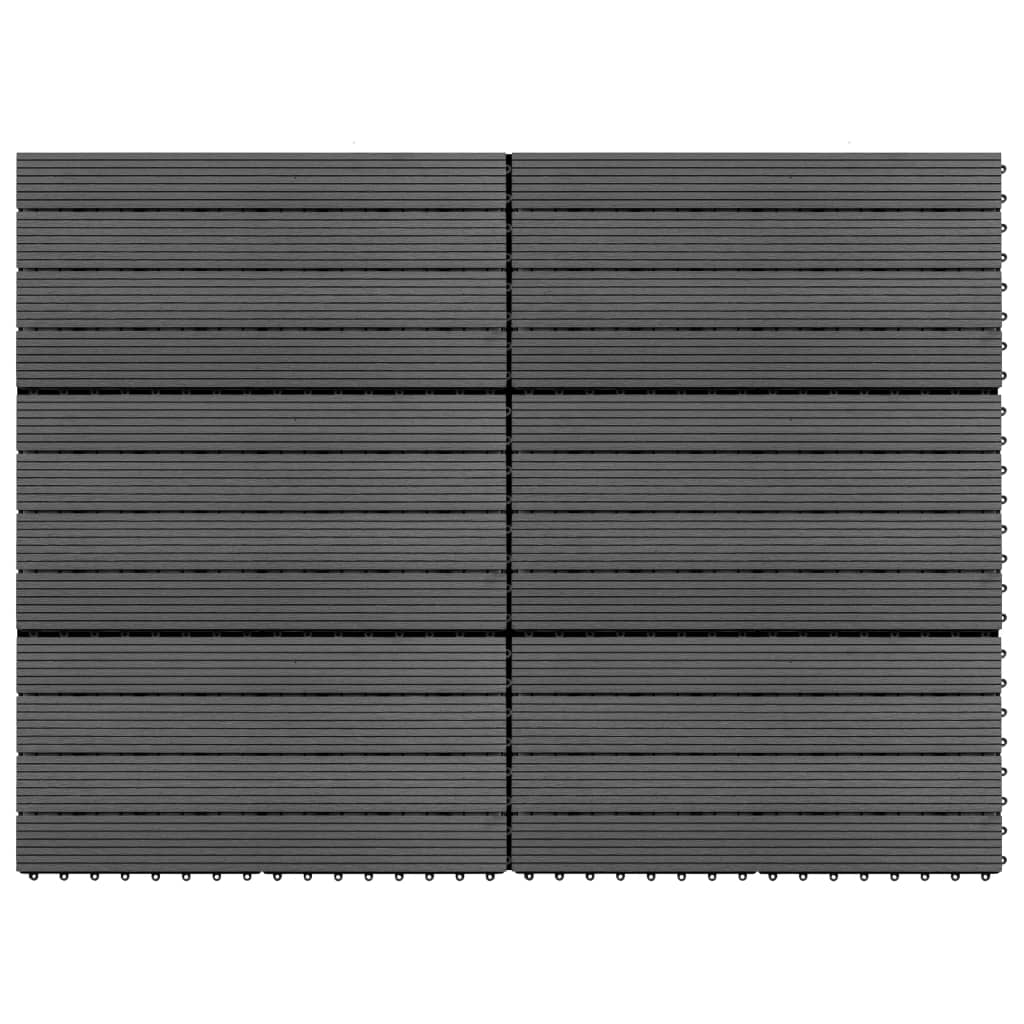 Vidaxl tile 6 PCs 1m² 60x30 cm hkc gro