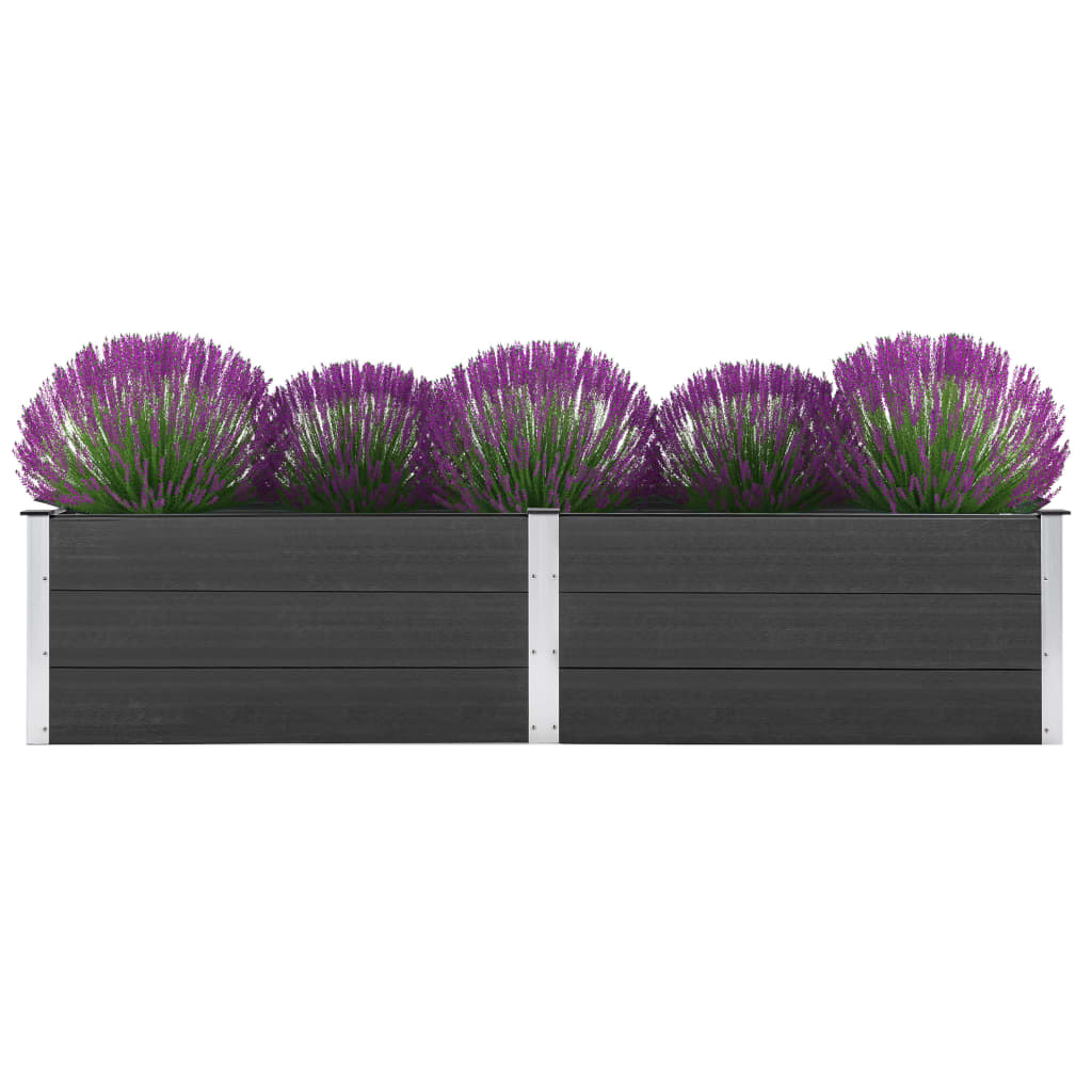 Vidaxl Planter höjde 250x50x54 cm HKC Gray