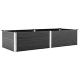 Vidaxl planter hævede 250x100x54 cm HKC grå