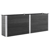 Vidaxl Planter hævede 250x100x91 cm HKC Gray