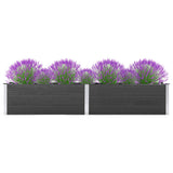 Vidaxl Planter hevet 300x50x54 cm HKC Gray