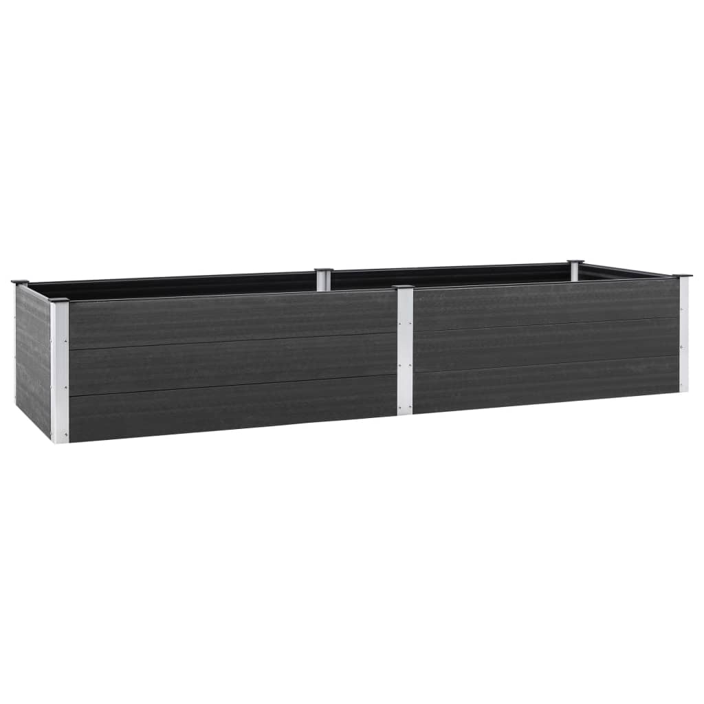 Vidaxl Planning Box hævet 300x100x54 cm HKC Gray