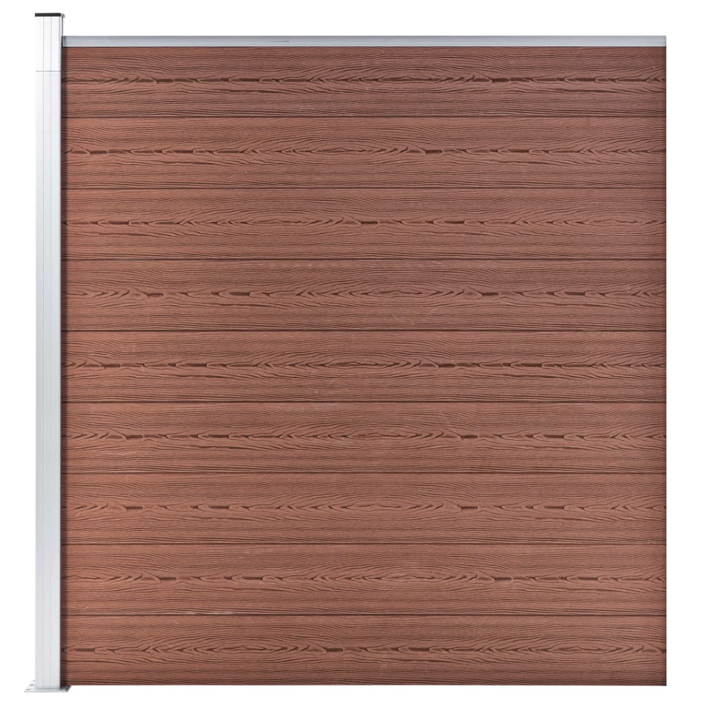 Vidaxl hegn 175x186 cm HKC Brown