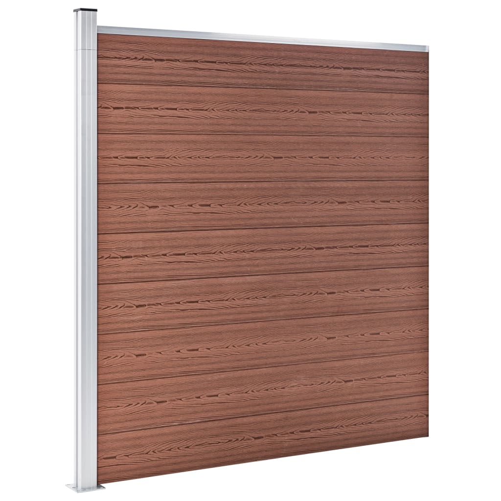 Vidaxl hegn 175x186 cm HKC Brown