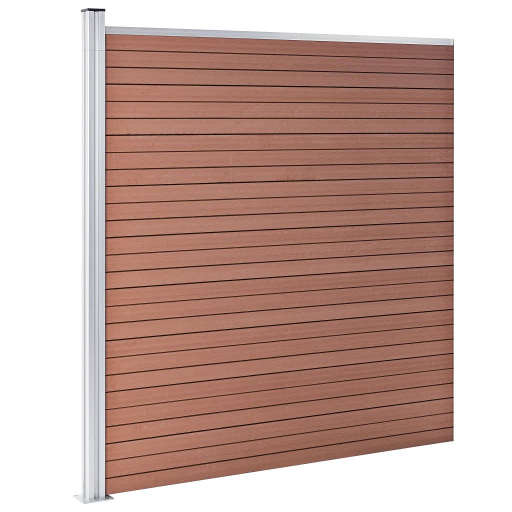 Vidaxl hegn 175x186 cm HKC Brown