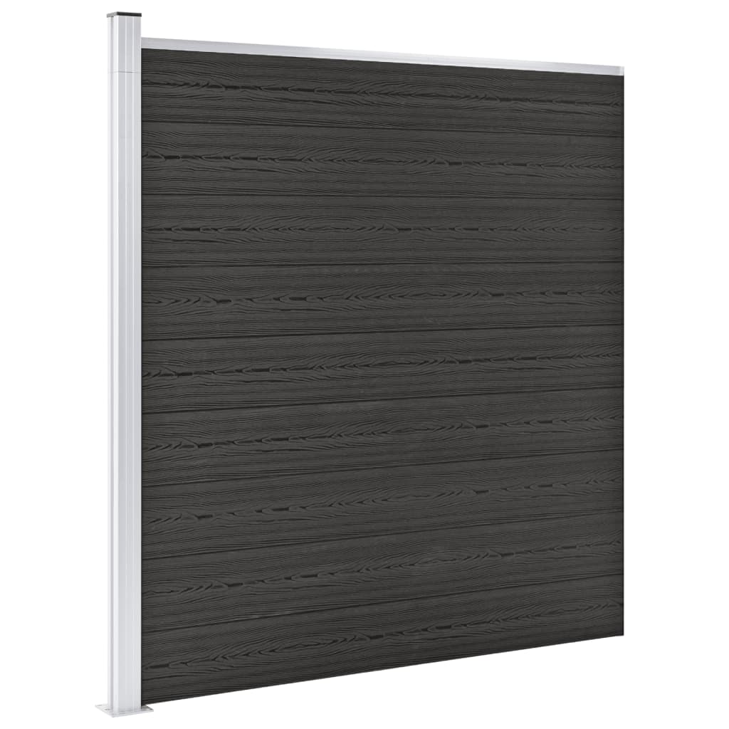 Vidaxl Fence 175x186 cm HKC Grey