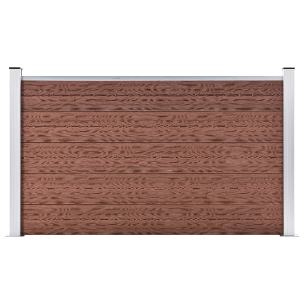 Vidaxl Fence 180x105 cm HKC Brown