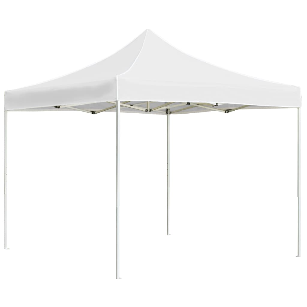 Vidaxl PartyTent professionalmente pieghevole 2x2 m in alluminio bianco