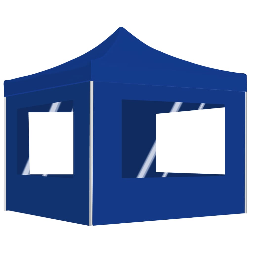 Vidaxl Partytent Foldable with walls 2x2 m aluminum blue