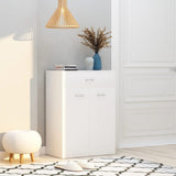 Vidaxl Cabinet da scarpe 60x35x84 cm White White