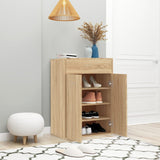 Vidaxl Shoe cabinet 60x35x84 cm Properted Wood Sonoma Oak colored