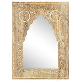 Vidaxl Mirror hand painted 40x55 cm Solid mango wood