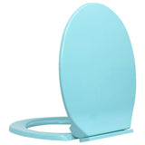 Vidaxl toilet seat soft-close oval green