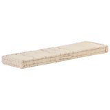 VIDAXL PALLET FODEN KUSSEN 120 x 40 x 7 cm Baumwoll Beige