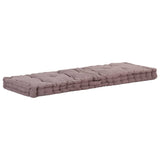 Cuscino del pavimento del pallet Vidaxl 120x40x7 cm Cotton Taupe