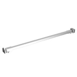 VidaXL stabilization rod for bath wall 57.5 cm stainless steel