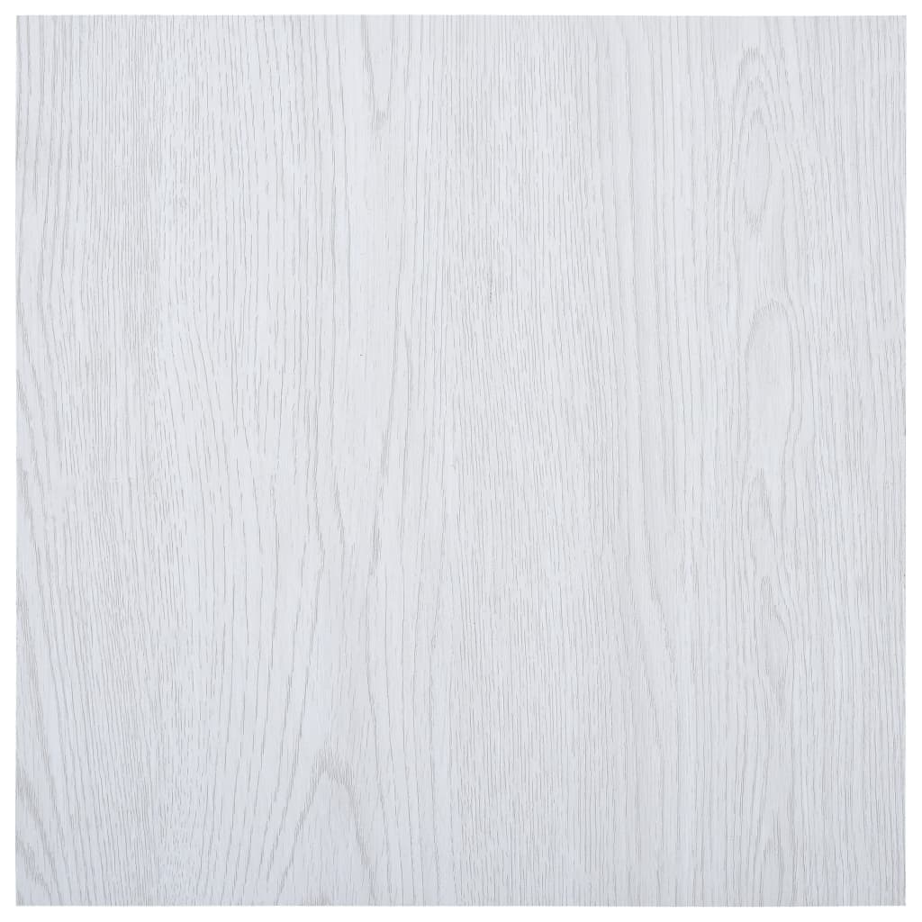 Vidaxl Floorboards Self -adhesive 5.11 m² PVC White