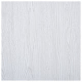 Vidaxl Floorboards auto-adhésif 5,11 m² PVC blanc